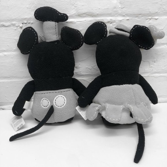 13" DISNEY POOK-A-LOOZ STEAMBOAT WILLIE Mickey & Minnie Mouse  Plush Toy - Picture 2 of 2